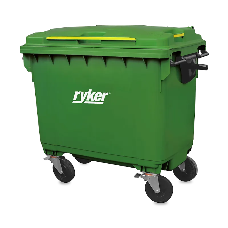 TRASH BIN RYKER OD XDL-660B-3 660L GRASS GRN